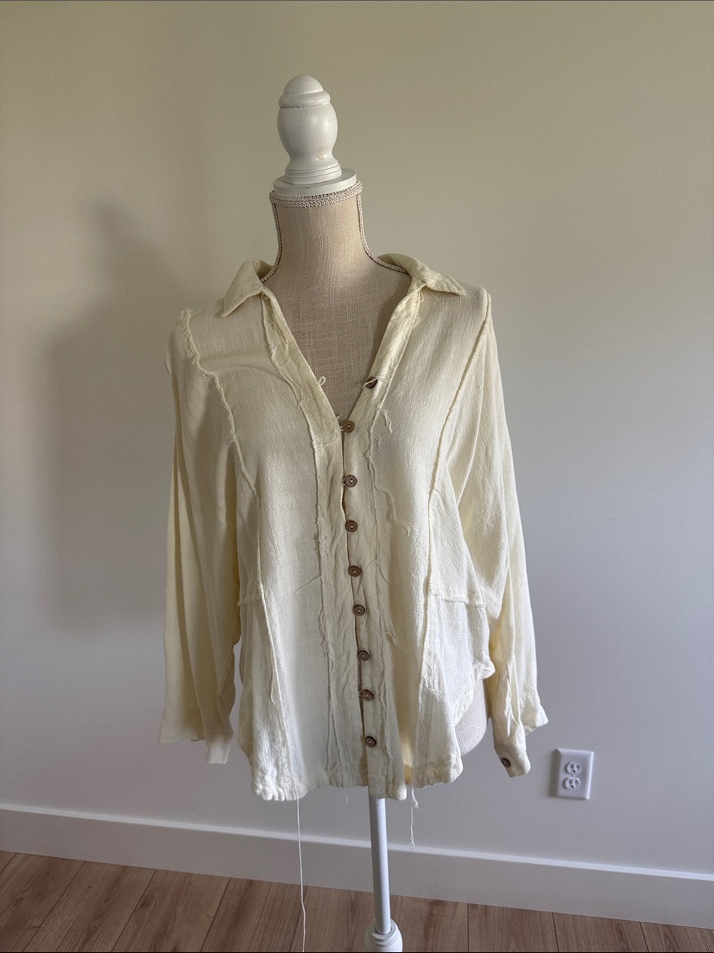 BOHME Raw Edge Button Down